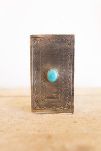 Adorned Metal Matchbox